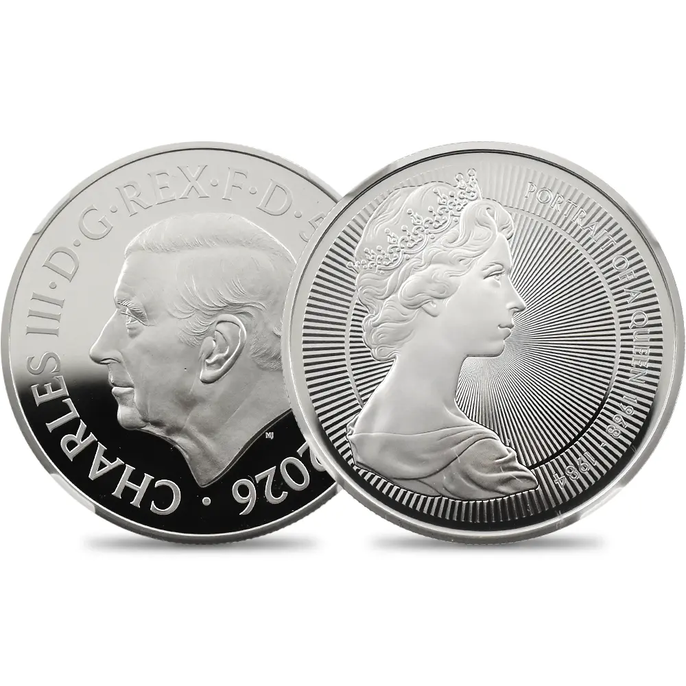 イギリス 2026 チャールズ3世 エリザベス2世のコイン肖像シリーズ 第二