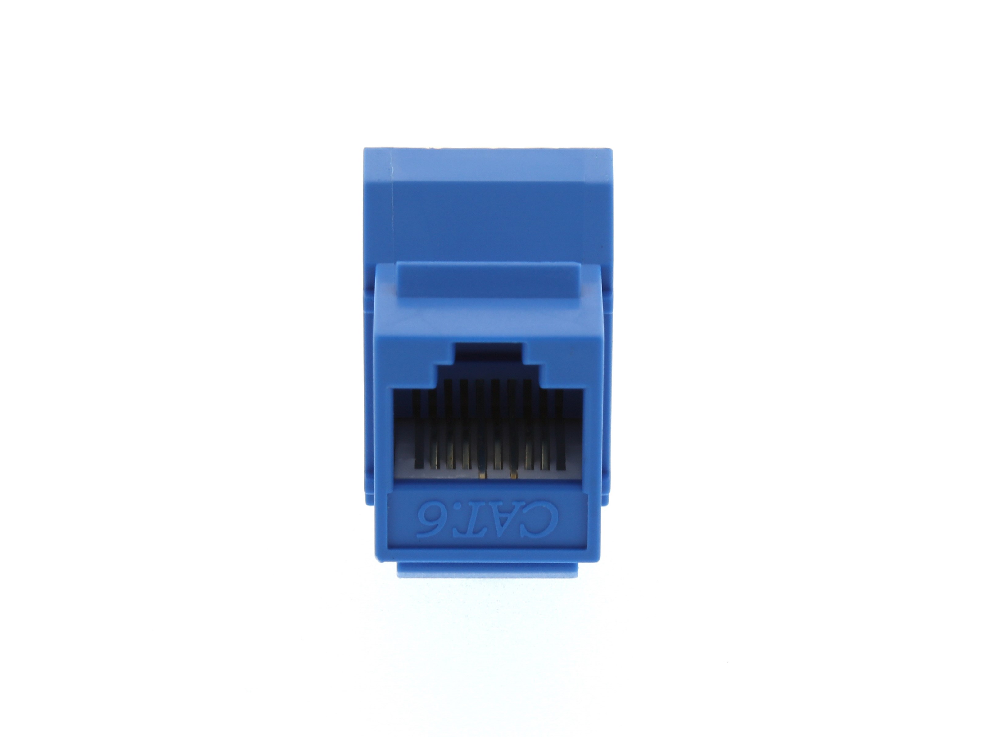 CAT6 SpeedTerm Keystone Jack 180 Degree 110 UTP Blue | Computer