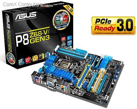Specification sheet (buy online): P8Z68-V/GEN3 ASUS P8Z68-V GEN 3
