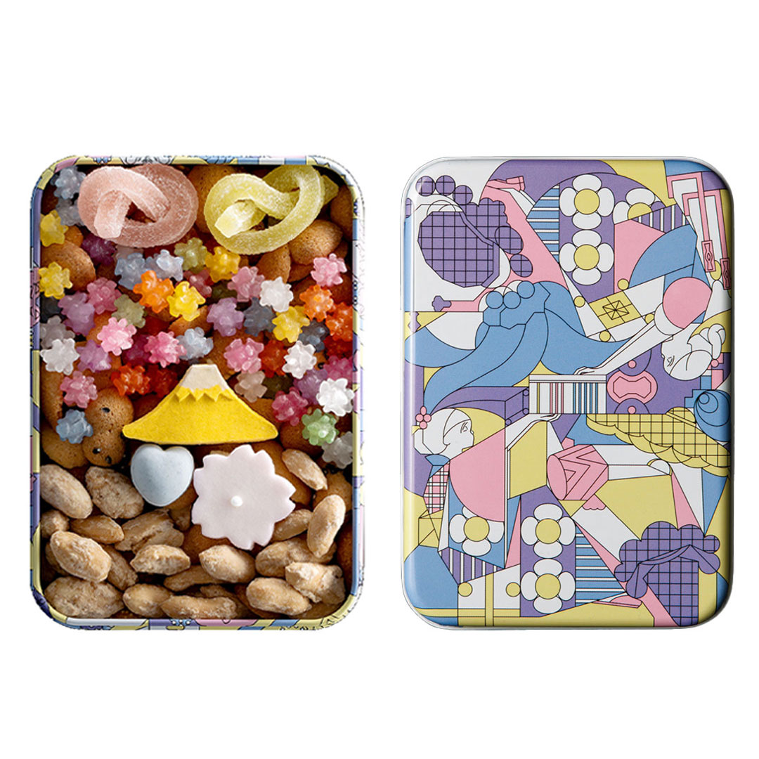 銀座菊廼舎(きくのや) 登録商標 冨貴寄(ふきよせ) 135周年限定缶 春の