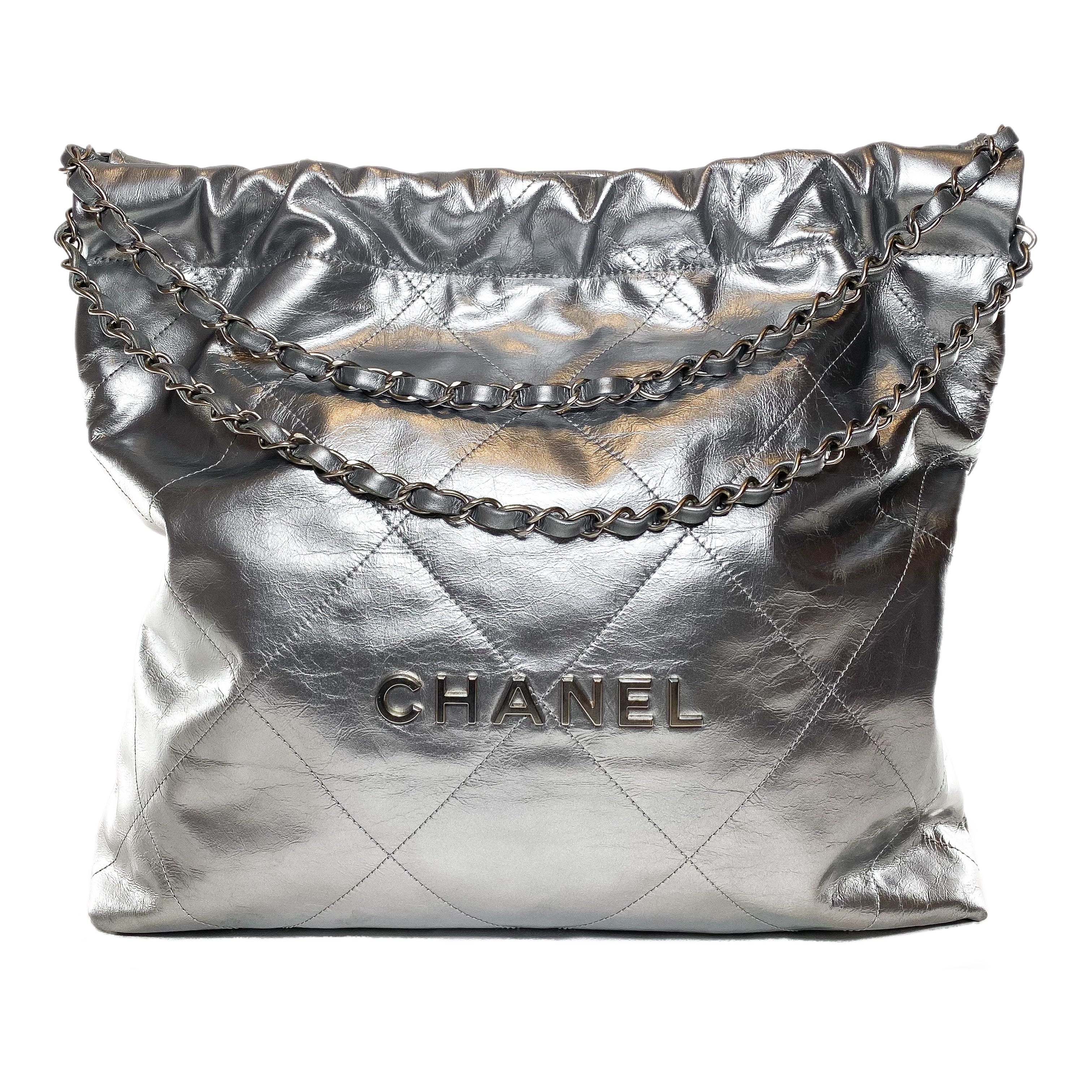 Chanel 22 Metallic Silver – Consign of the Times ™