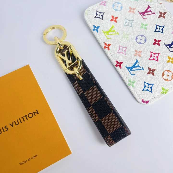 ルイヴィトン キーホルダー レザー 革 LV キーリング メンズ