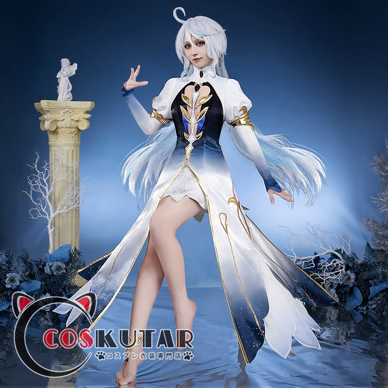 原神 Genshin フリーナ 水神 フォカロルス 神Ver コスプレ衣装
