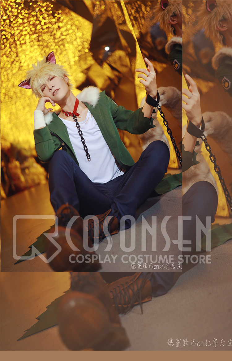 僕のヒーローアカデミア ハロウィン 爆豪勝己 コスプレ衣装 - Cosonsen