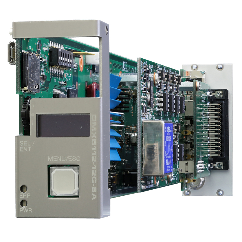 12G-SDI 対応 アナログ・オーディオ 8ch デマルチプレクサー