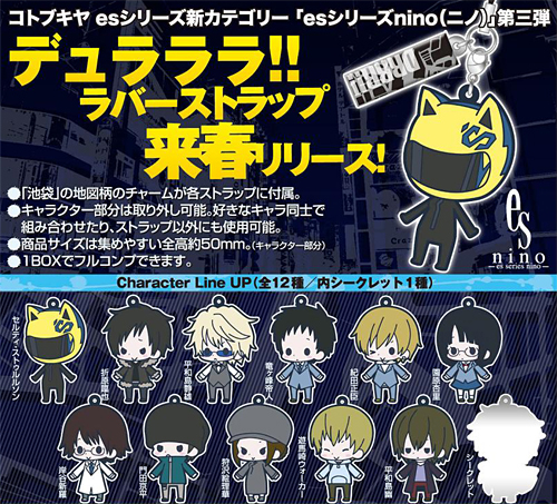 ラバーストラップコレクション デュラララ！！/1ボックス [デュラララ