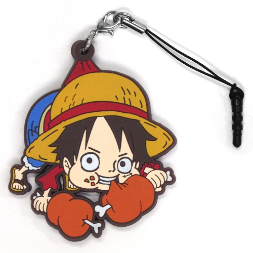 ルフィつままれストラップ [ワンピース] | キャラクター公式グッズ