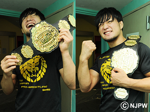 4代目IWGPヘビー級 プラスチックチャンピオンベルト（2014） [新日本