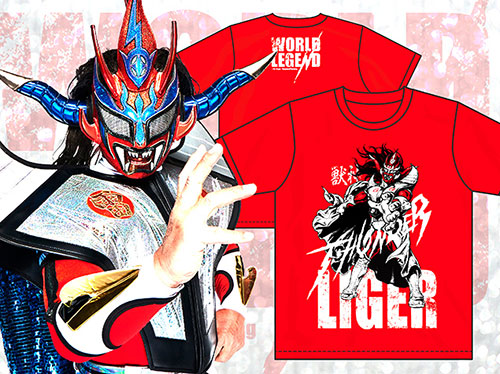 獣神サンダー・ライガー「THUNDERBOLT」Tシャツ [新日本プロレスリング