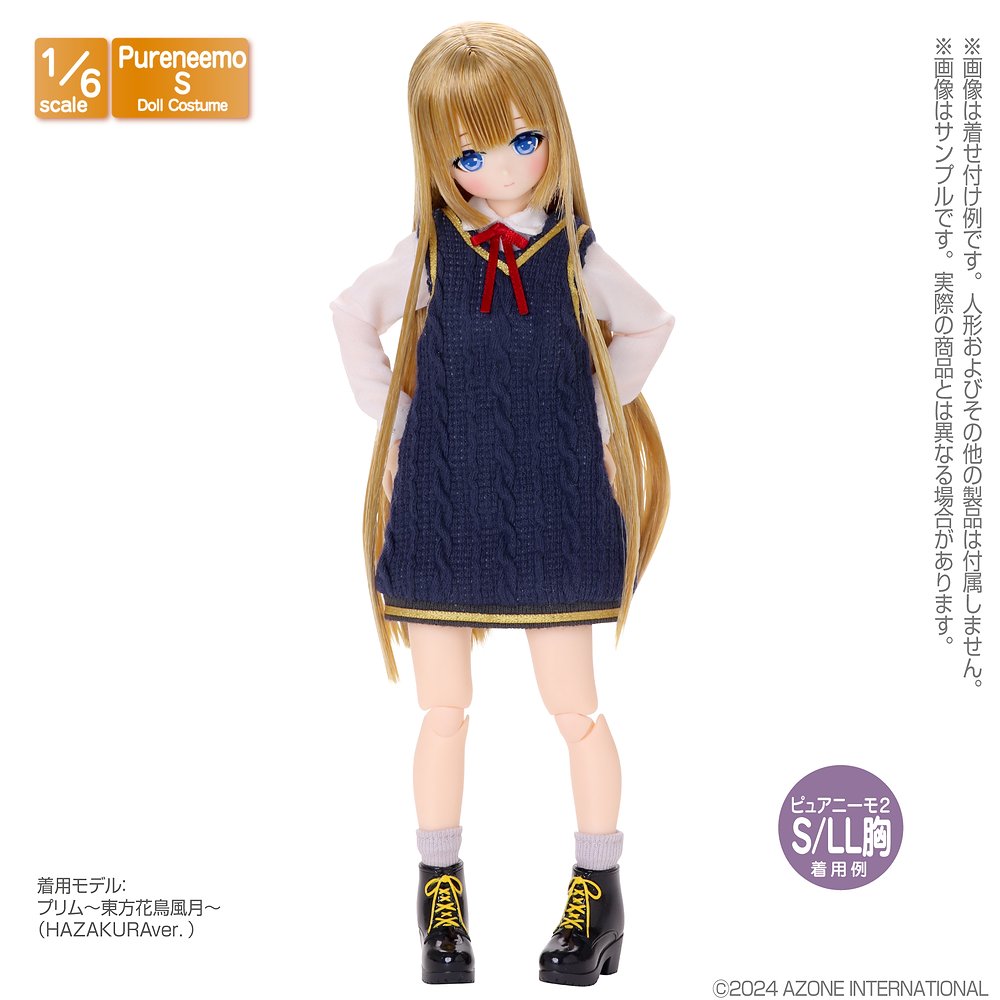 1/6サイズドール用】PNS カレッジワンピースset [ピュアニーモ] | 公式