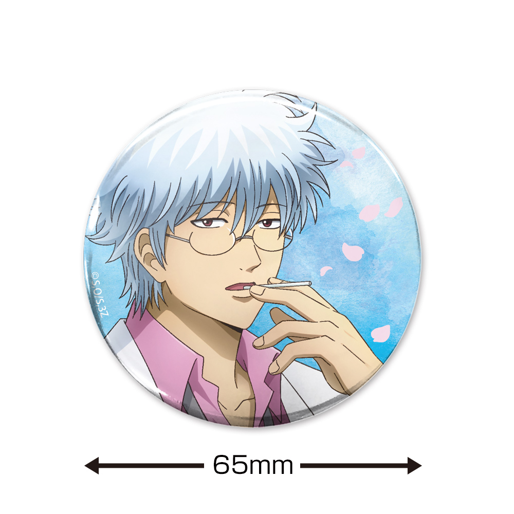 描き下ろし 坂田銀八 65mm缶バッジ ホームルーム始めんぞーVer. [TV