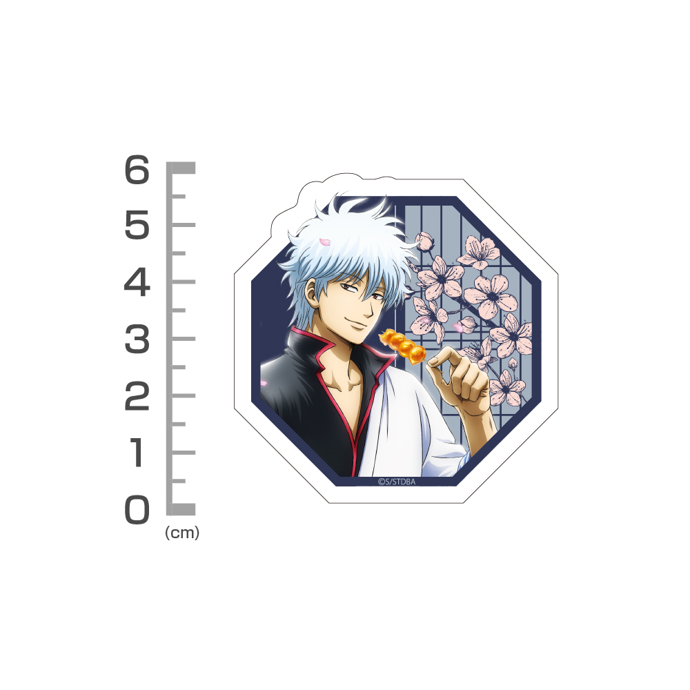 描き下ろし 坂田銀時 ミニステッカーセット 小窓から覗く景色Ver