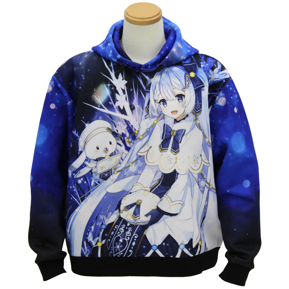 ☆限定☆SNOW MIKU 2021 フルグラフィックプルオーバーパーカー