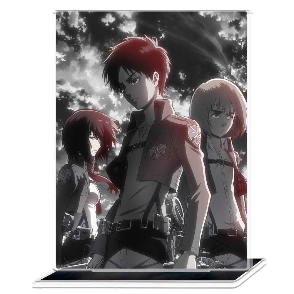 進撃の巨人 アクリルポートレートC［エレン＆ミカサ＆アルミン］ [進撃