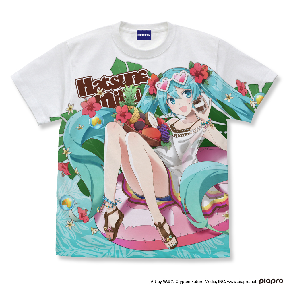 初音ミク フルグラフィックTシャツ 安夏 Ver. [初音ミク] | 公式