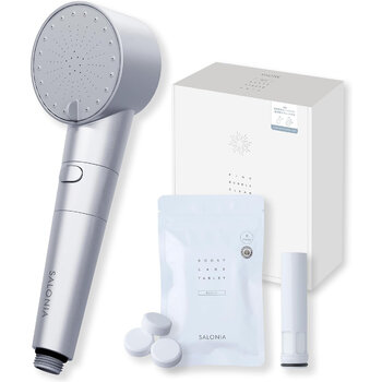 SALONIA（サロニア） シャワーヘッド ファインバブル クリア シルバー