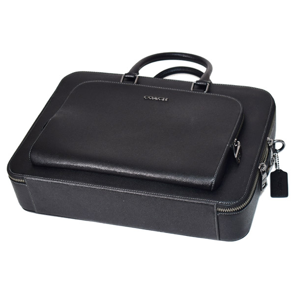 COACH】コーチ メンズ バッグ レザー イーサン ブリーフ ダブルジップ