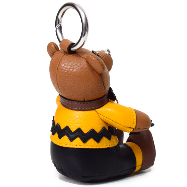 COACH】コーチ ぺブルレザー スムースレザー ピーナッツ コラボ