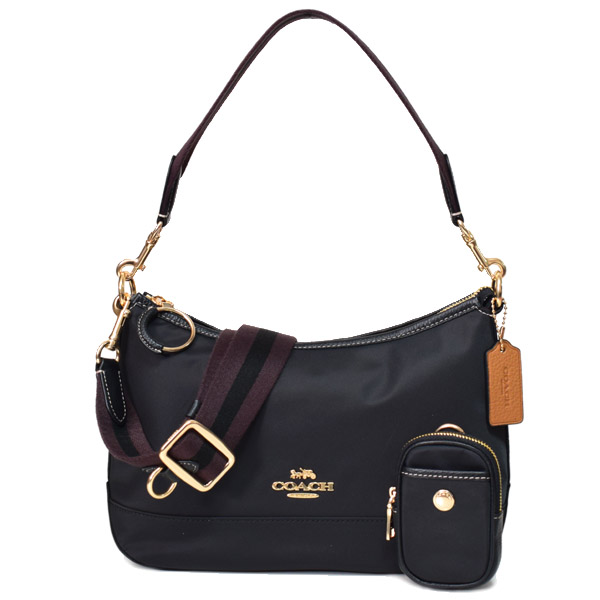 COACH】コーチ エリス コインケース付き 2way クロスボディ ナイロン