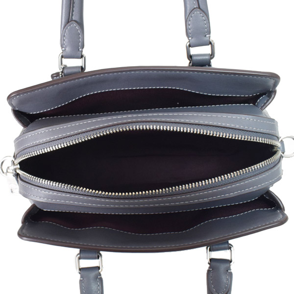 COACH】コーチ スムースレザー シグネチャー 型押し ダーシー キャリー