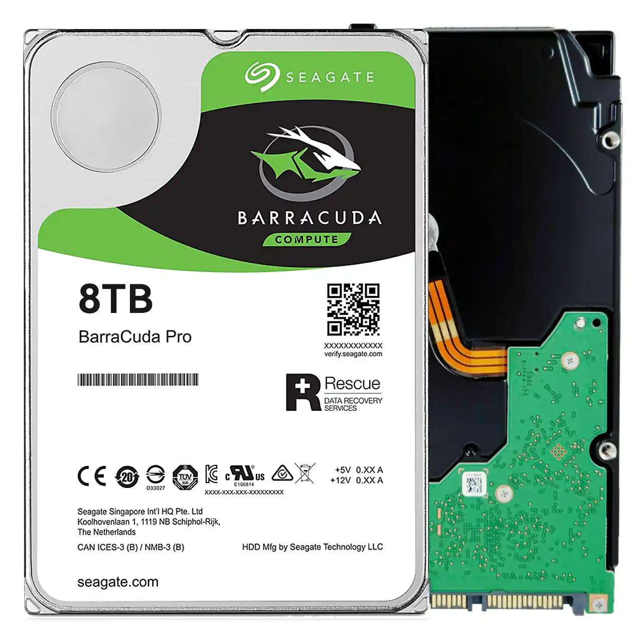 Seagate BarraCuda ST8000DM004 8TB 5400 RPM 256MB Cache SATA 6.0Gb