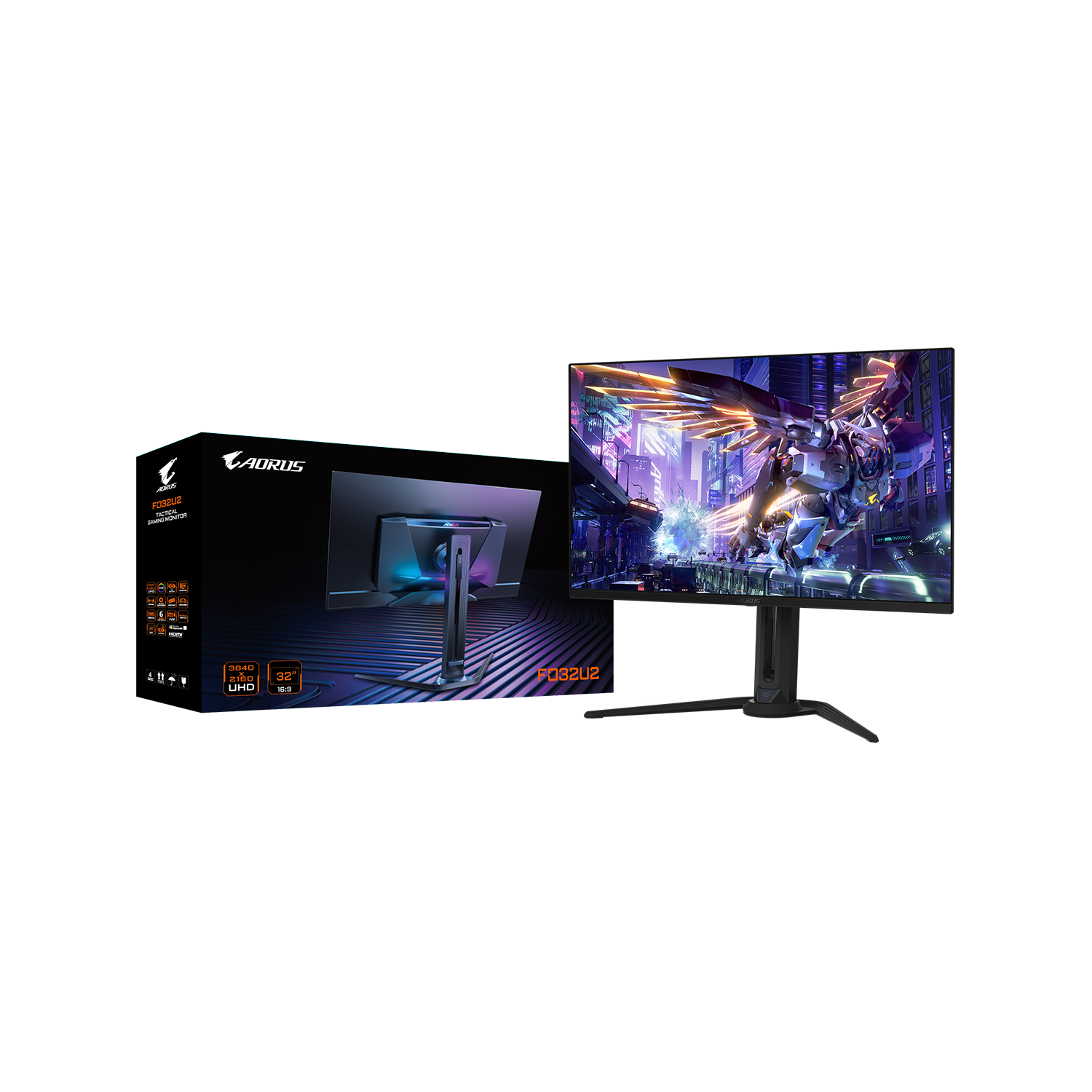 AORUS FV43U | GIGABYTE 43インチ 4K ゲーミングディスプレイ/モニター