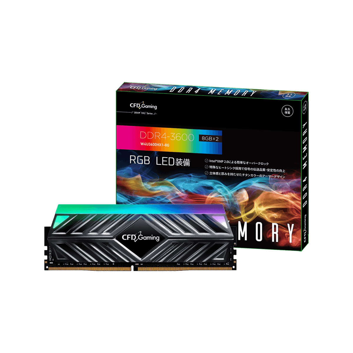 W4U2666CX1-16G | CFD Gaming CX1シリーズ DDR4-2666 デスクトップ用