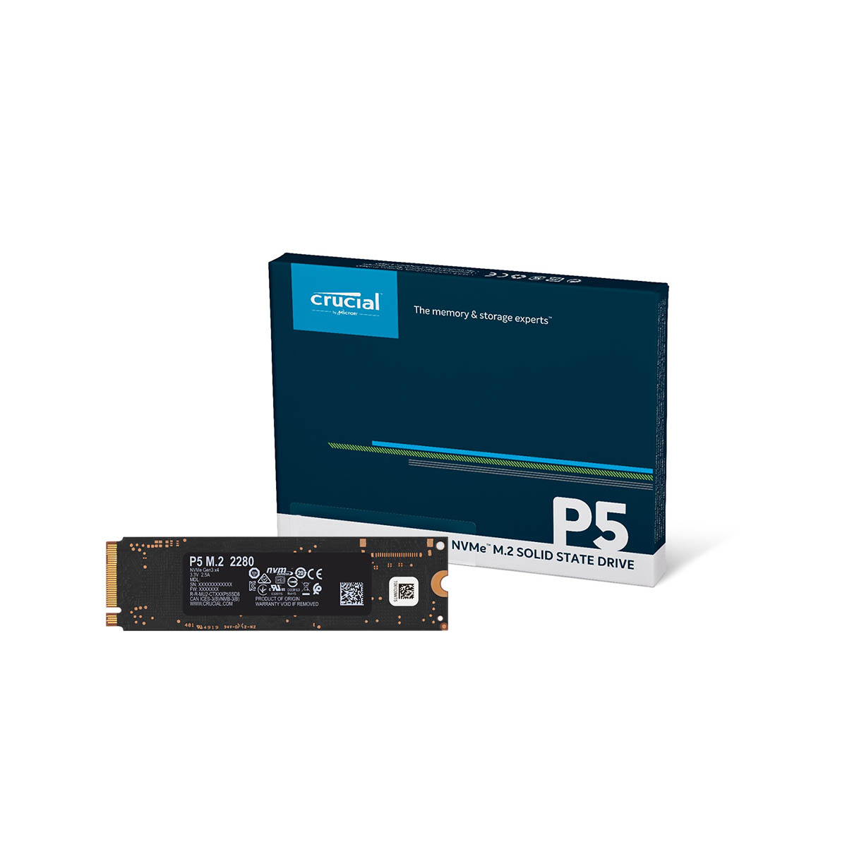 CT500P5SSD8JP | Crucial P5 ハイパフォーマンス M.2 NVMe接続SSD