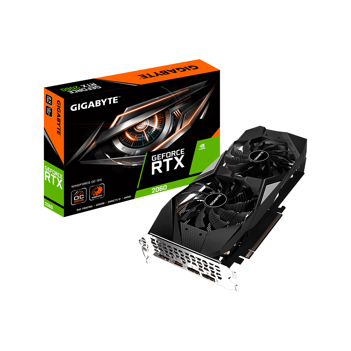 GV-N2060WF2OC-12GD | GIGABYTE NVIDIA GEFORCE RTX 2060 搭載