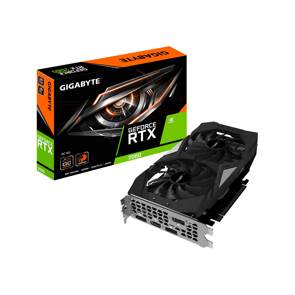 グラフィックボード・グラボ・ビデオカード GIGABYTE GEFORCE RTX 2060