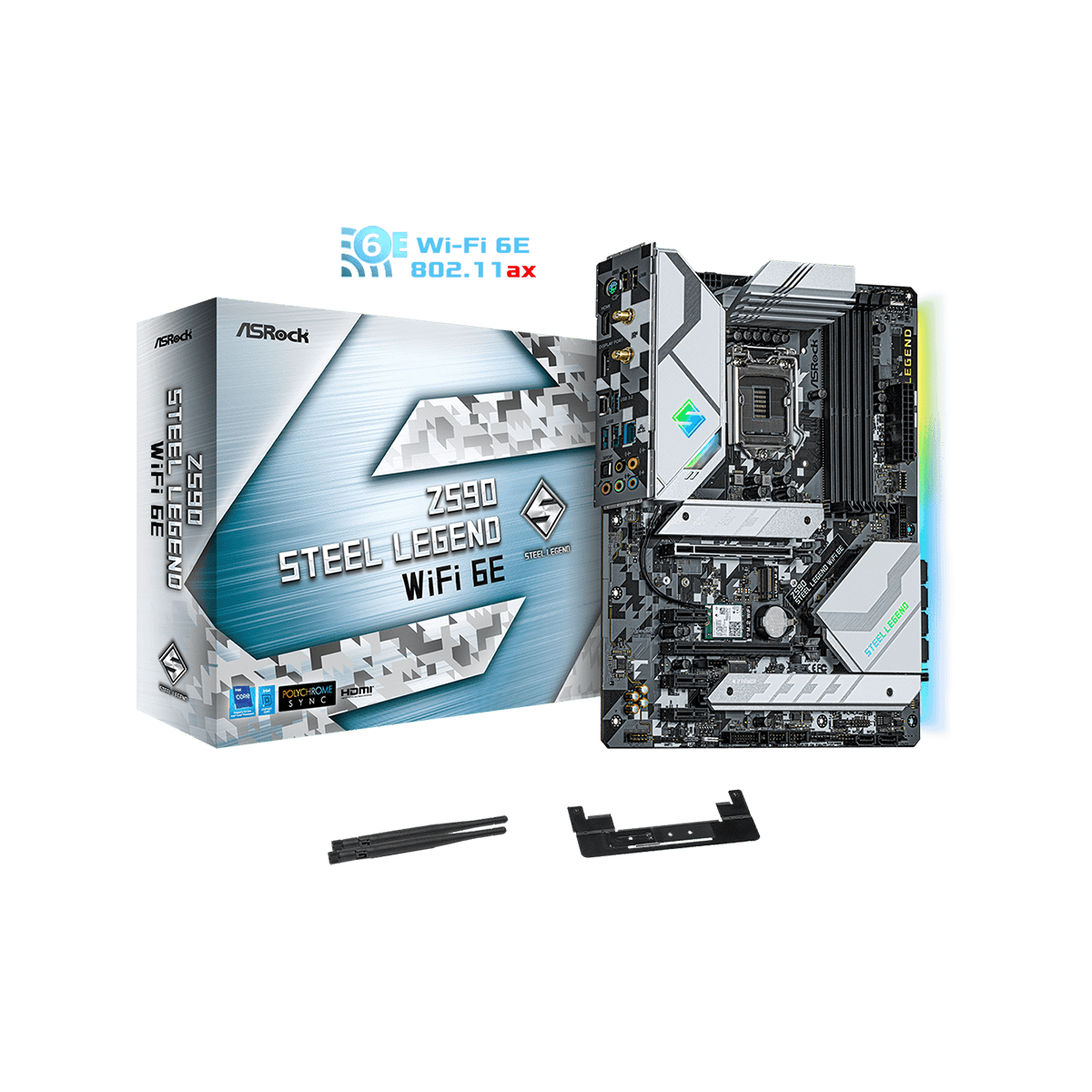 Z590 Steel Legend WiFi 6E | ASRock(アスロック) LGA 1200 Intel Z590