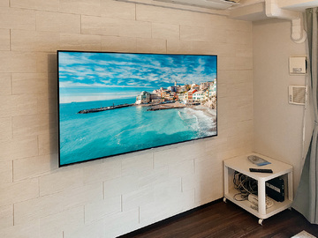 ソニー KJ-65A1の壁掛け施工事例