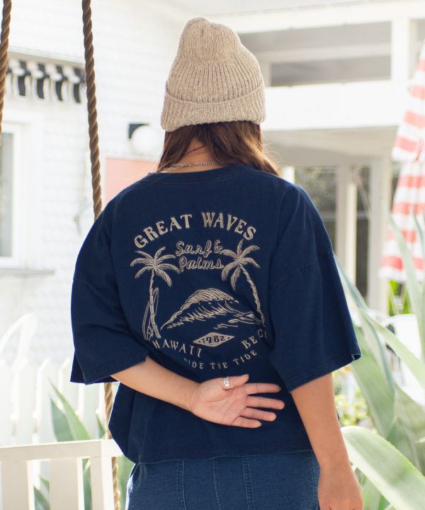 クーニヒTシャツ【SURF&Palms】(DARK): 『Kahiko(カヒコ)』公式通販