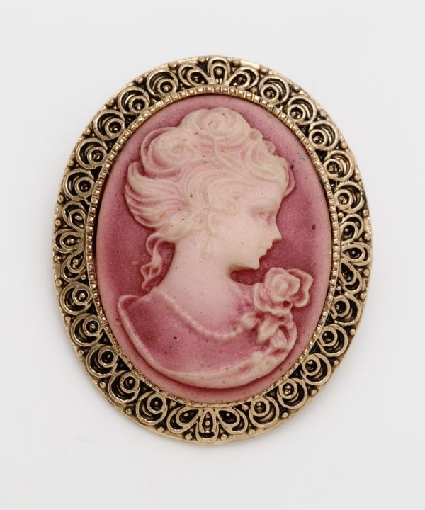 アンティークカメオブローチ(PINK): 『欧州航路』