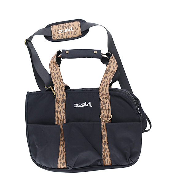 X-girl（エックスガール）レオパード柄 キャリートート｜全2色 | 犬服