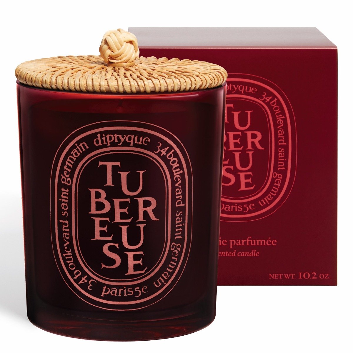 Diptyque - Tubereuse Candle 300g Limited Edition w/ Rattan Lid