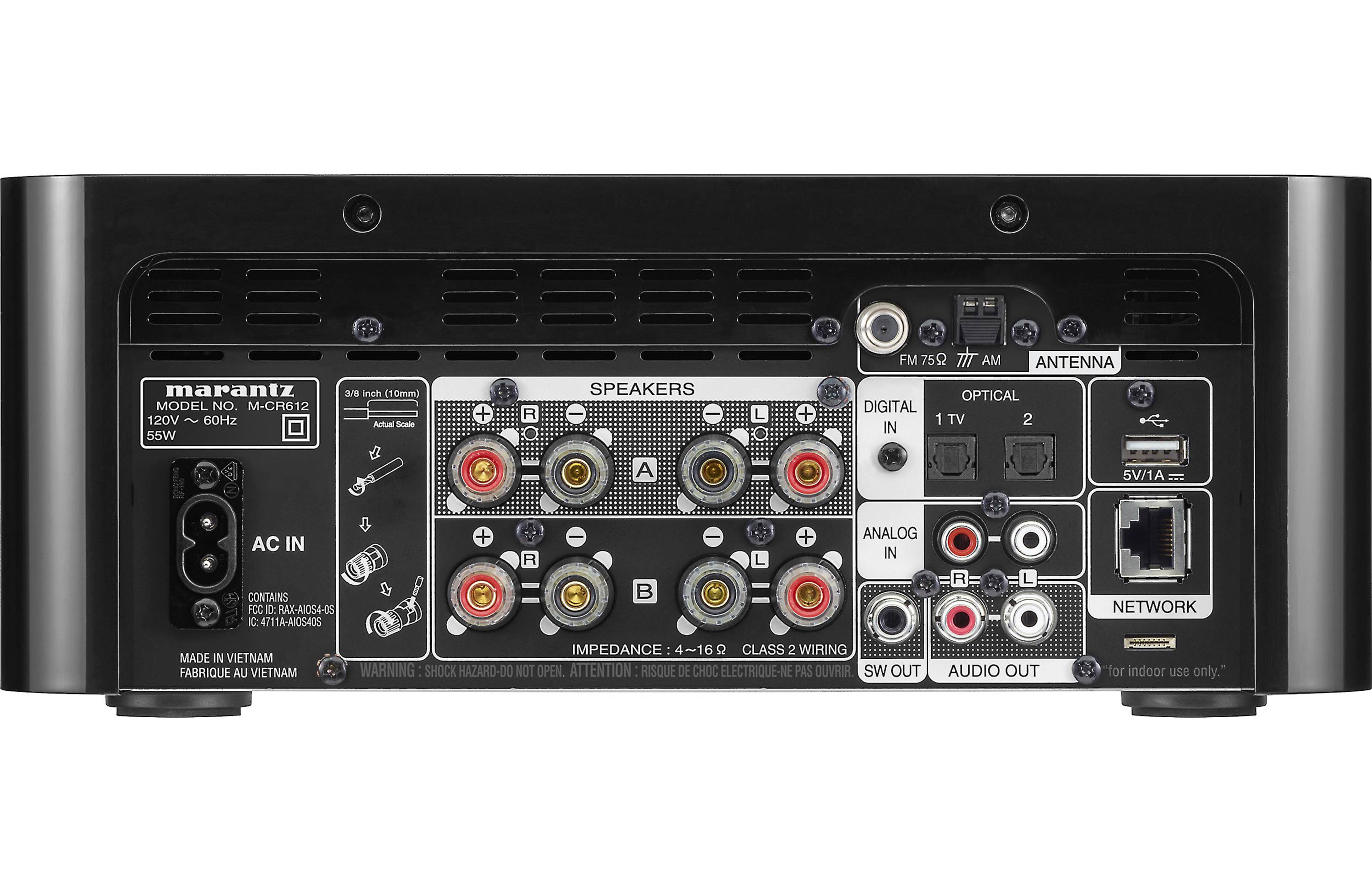 Marantz M-CR612: The Ultimate Network CD Receiver | CapitalSound.ca