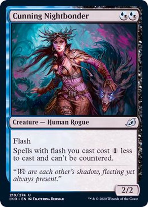 狡賢い夜眷者/Cunning Nightbonder《英語》【IKO】