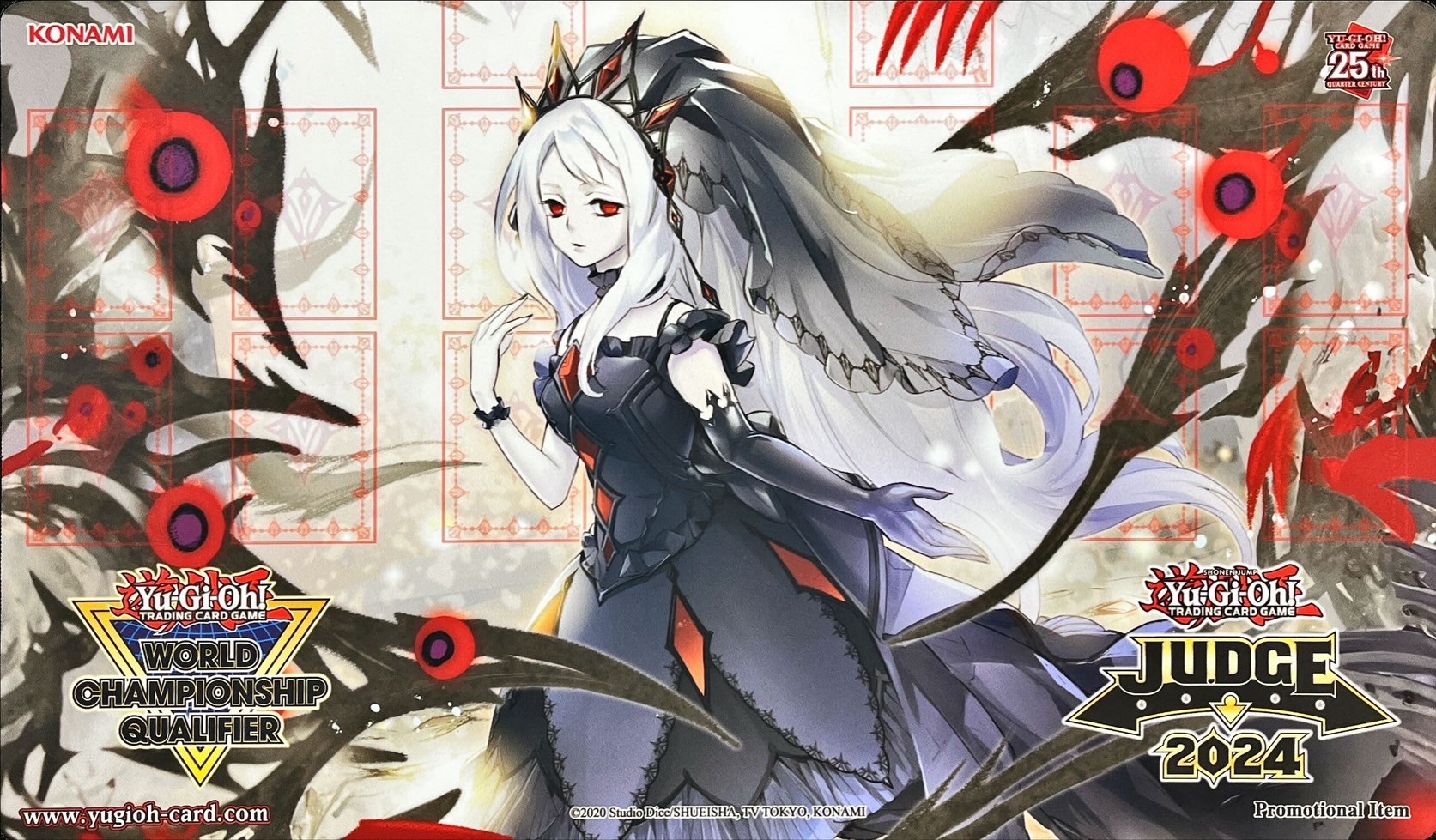 プレイマット『導きの聖女クエム(JUDGE2024)』【-】{-}《プレイマット》