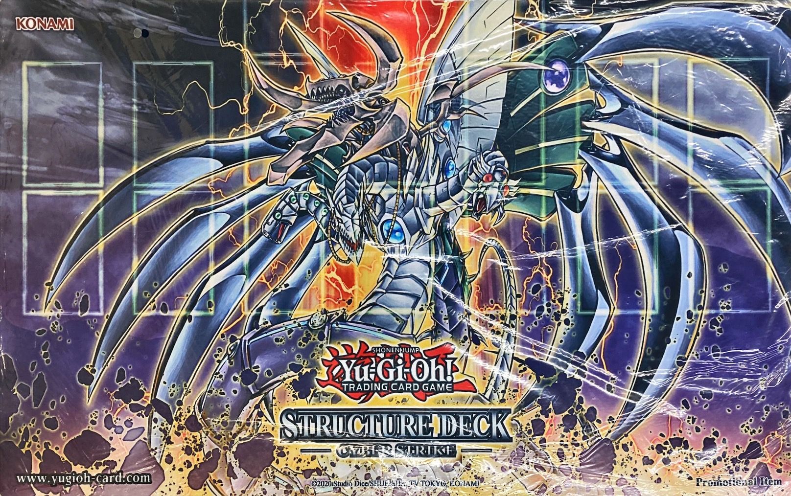 プレイマット『鎧皇竜サイバーダークエンドドラゴン』【-】{-}《プレイ