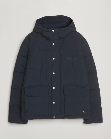Barbour Lifestyle Hooded Bedale Puffer Jacket Dark Navy | Herr