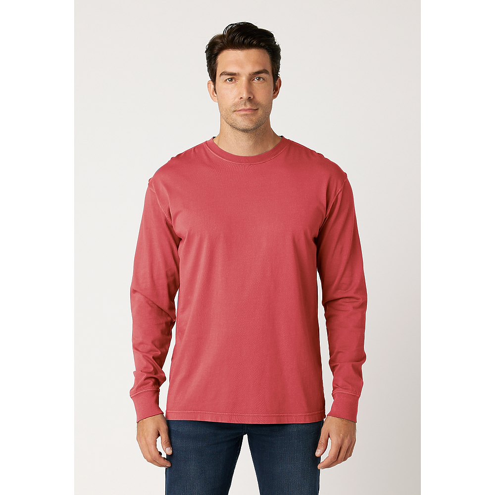 Cotton Heritage Garment Dye Long Sleeve Tee | Carolina-Made