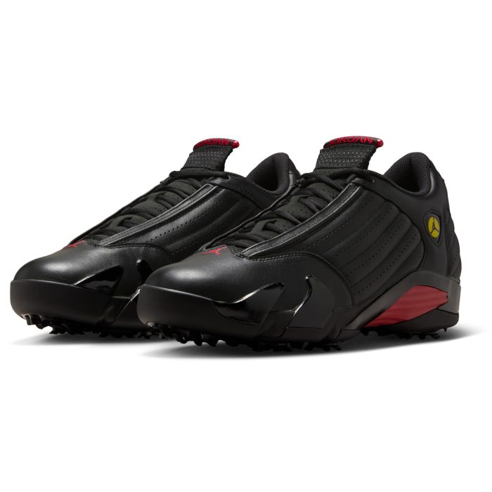 Nike Air Jordan 14 G Golf Shoes Black/Varsity Red - Carl's Golfland