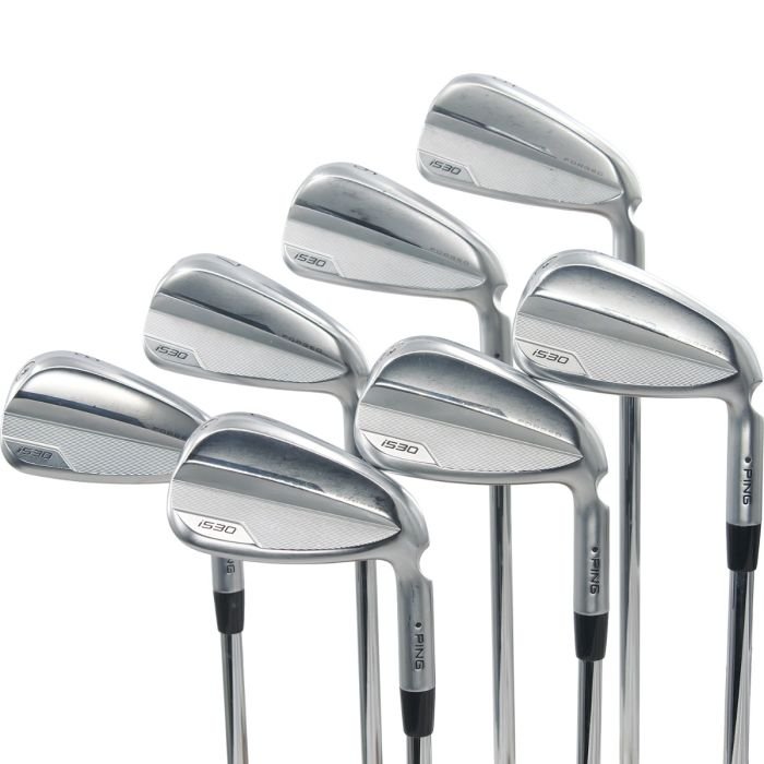 Used Ping i530 Irons 5 - PW, UW Right Handed Dynamic Gold Mid 100