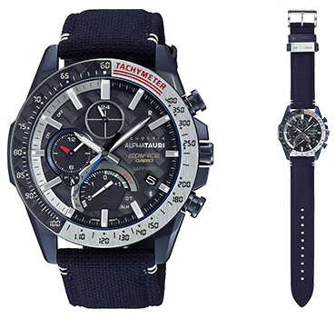 レーシングマシンと同様の6Kカーボンを採用した“EDIFICE”と「Scuderia