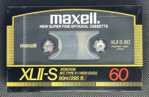 Maxell XLII-S - 1986 - US - Blank Cassette Tape - New Sealed