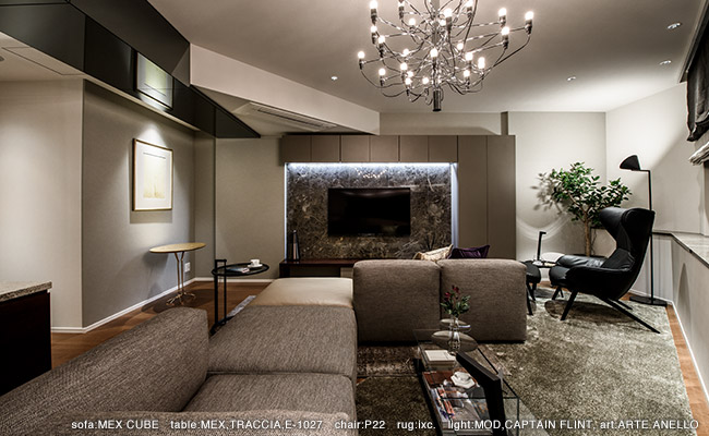 CLUB THE大濠2丁目 - 納品事例 | カッシーナ・イクスシー