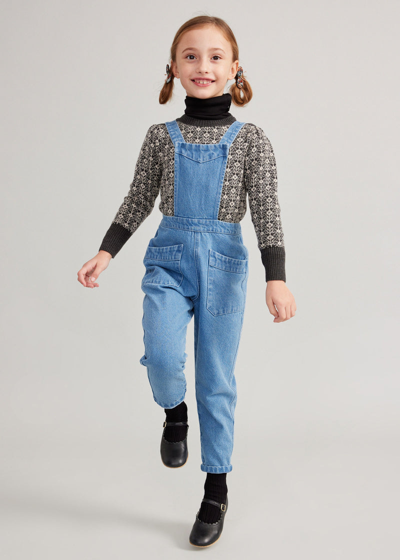 Soor Ploom Charlie Overall - Light Denim – Casp Baby Mommy & Me