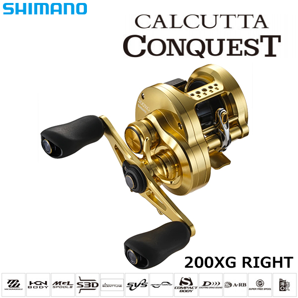 シマノ(SHIMANO) 22 カルカッタコンクエスト 200XG カルカッタコン