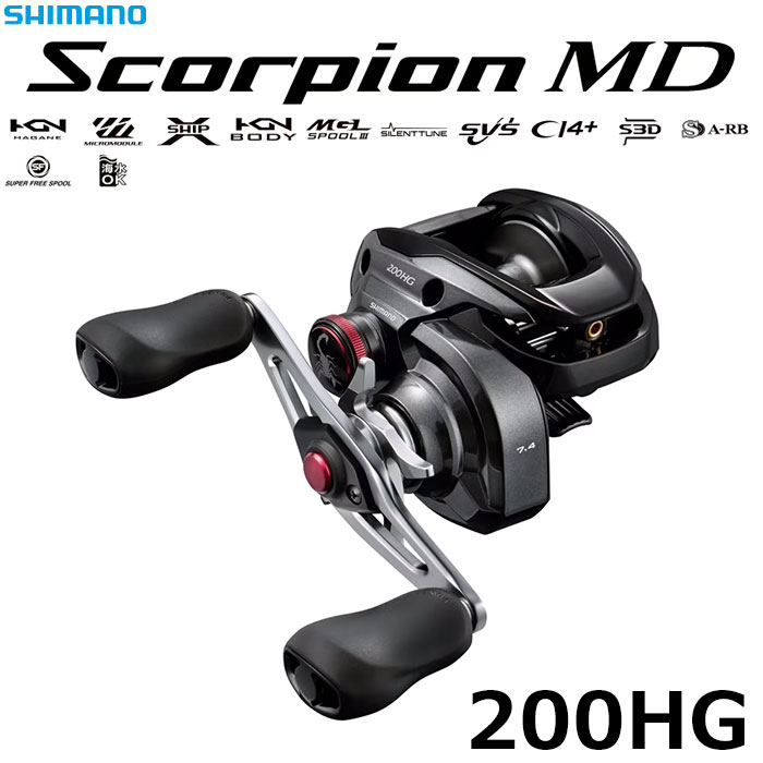 シマノ(SHIMANO) 24 スコーピオンMD 200HG スコーピオン、DC | 激安